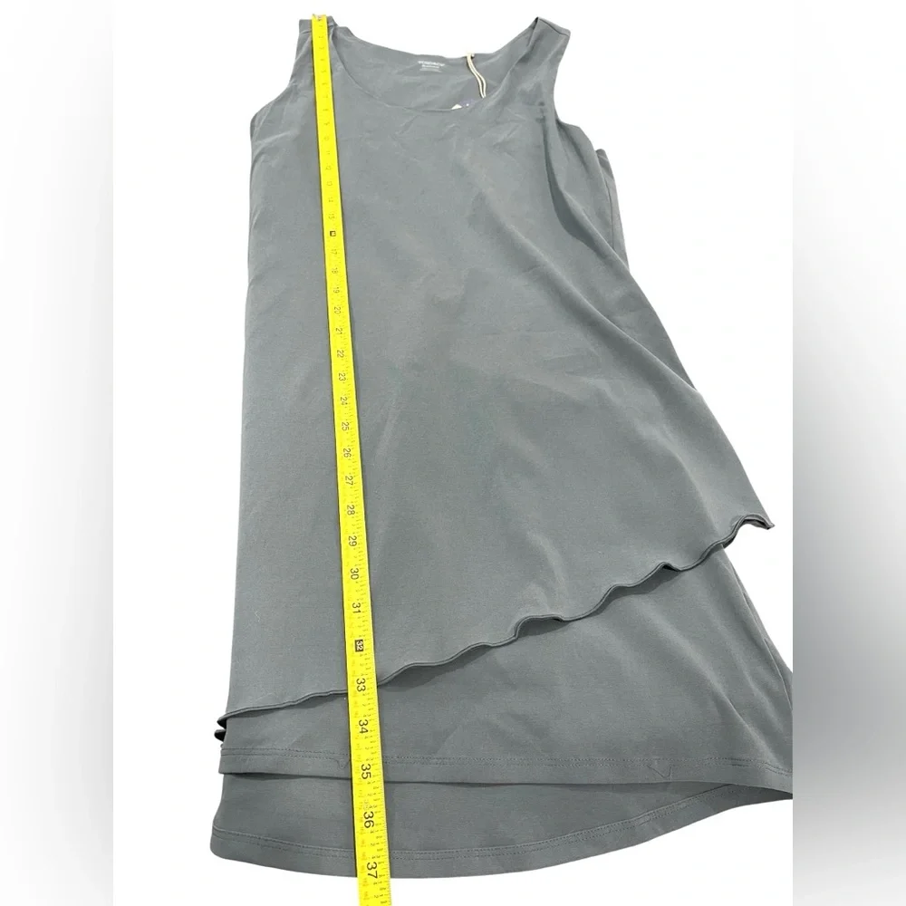 Toad & Co Whirlwind‎ Storm Grey Mallorca Athletic Layered Tank Dress UPF 40+ - Picture 7 of 15